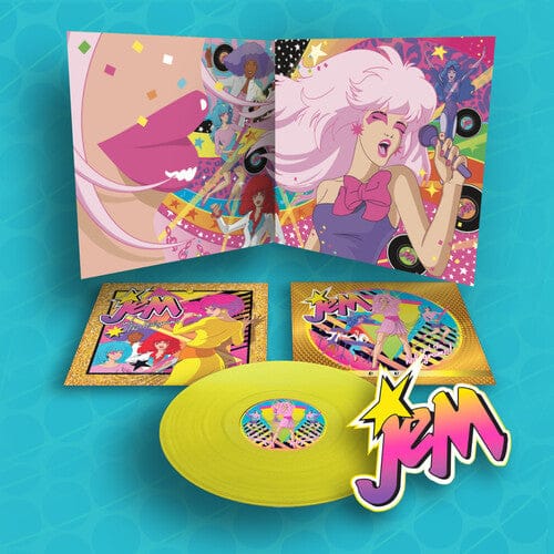 Hasbro Licensing LTD Music > Vinyl Records Jem And The Holograms (Deluxe Edition, Colored Vinyl, Yellow, Bonus Tracks, Gatefold LP Jacket) 199538762556 HARO762556.1
