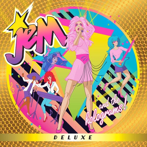 Hasbro Licensing LTD Music > Vinyl Records Jem And The Holograms (Deluxe Edition, Colored Vinyl, Yellow, Bonus Tracks, Gatefold LP Jacket) 199538762556 HARO762556.1