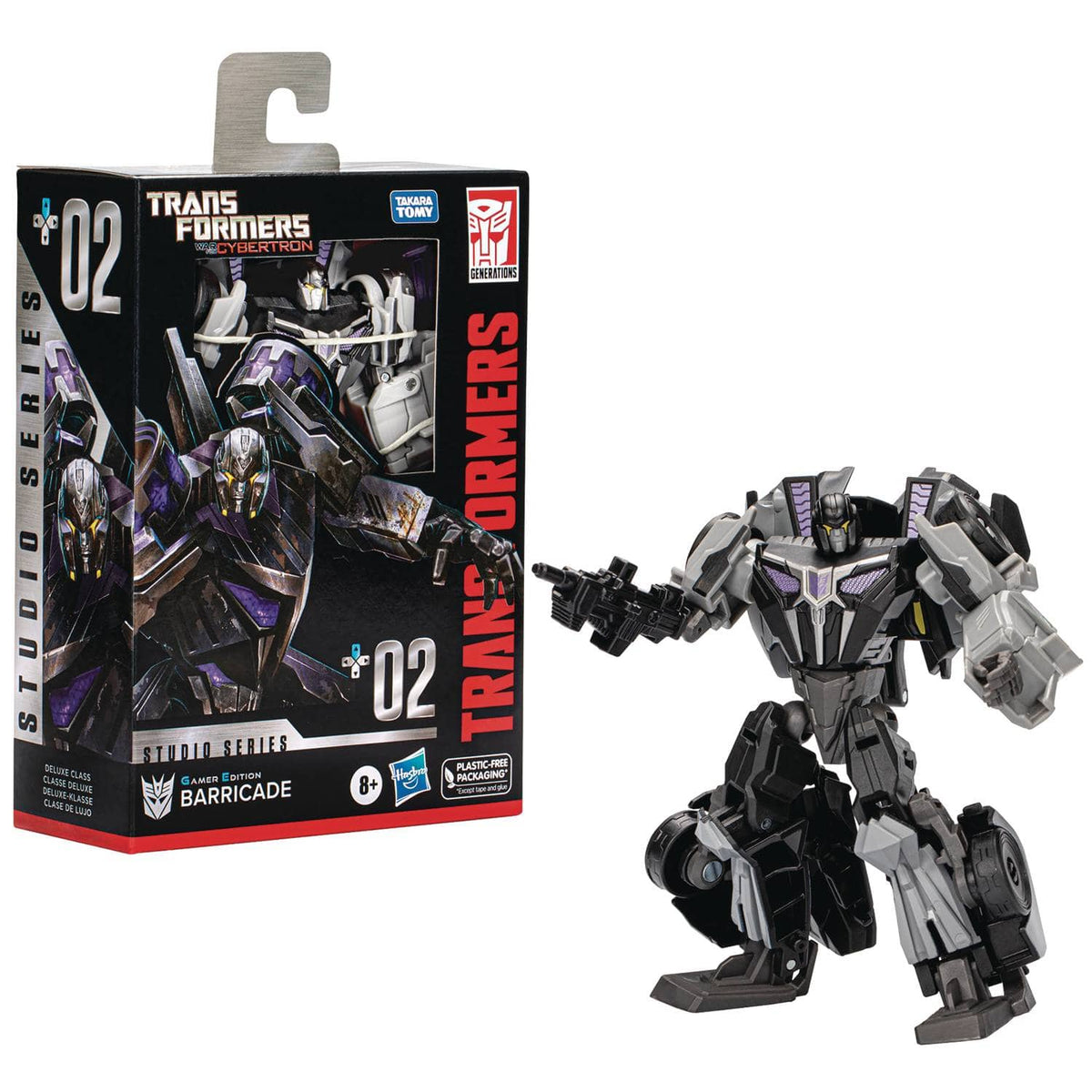 Hasbro Toy Group Toys > Action Figures > Other Action Figures Hasbro: Transformers Studio Series - Barricade, Gamer Edition (War for Cybertron) 195166219745 JAN239631