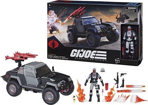 Hasbro Toys > Action Figures > Animation HASBRO COLLECTIBLES: GI JOE CLASSIFIED SERIES - #120 COBRA NIGHT ATTACK 4 WD STINGER & DRIVER ACTION FIGURE SET 5010996209894 HSBOF9231