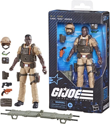 HASBRO COLLECTIBLES: GI JOE - CLASSIFIED SERIES - CARL "DOC" GREER #122 ACTION FIGURE