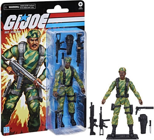 Hasbro Toys > Action Figures > Animation HASBRO COLLECTIBLES: GI JOE CLASSIFIED SERIES - RETRO CARDBACK SGT STALKER 5010996234384