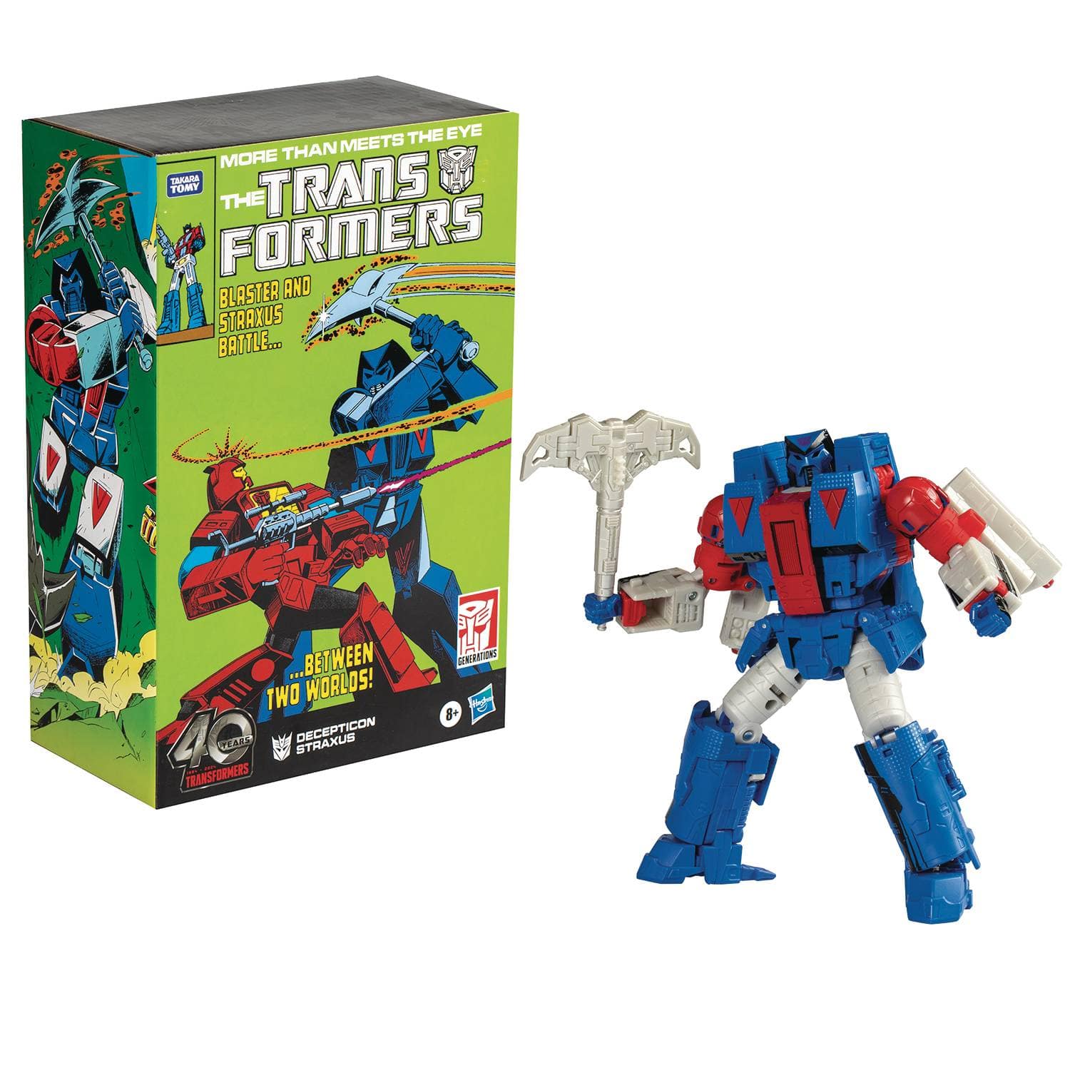 Hasbro Toys > Action Figures > Animation HASBRO COLLECTIBLES: TRANSFORMERS - 40TH ANN - DECEPTICON COMIC STRAXUS ACTION FIGURE 5010996260741 STL360518