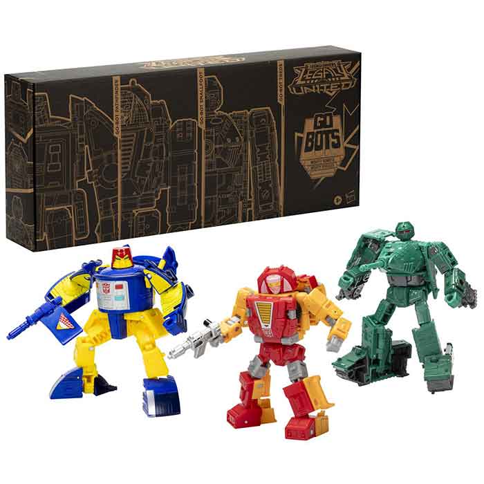 Hasbro Toys > Action Figures > Animation HASBRO COLLECTIBLES: TRANSFORMERS GENERATIONS SELECTS - LEGACY UNITED GO BOT GUARDIANS 3 PACK ACTION FIGURES 5010996232366