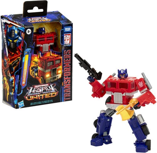 Hasbro Toys > Action Figures > Animation HASBRO COLLECTIBLES: TRANSFORMERS LEGACY UNITED - DELUXE CLASS GI UNIVERSE OPTIMUS PRIME ACTION FIGURE 5010996238917 HSBOF9848