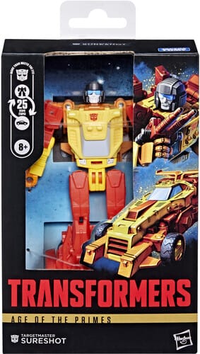 Hasbro Toys > Action Figures > Animation Hasbro: Transformers - Deluxe Class Targetmaster Sureshot (Age of the Primes) 5010996380920 HSBOG2005