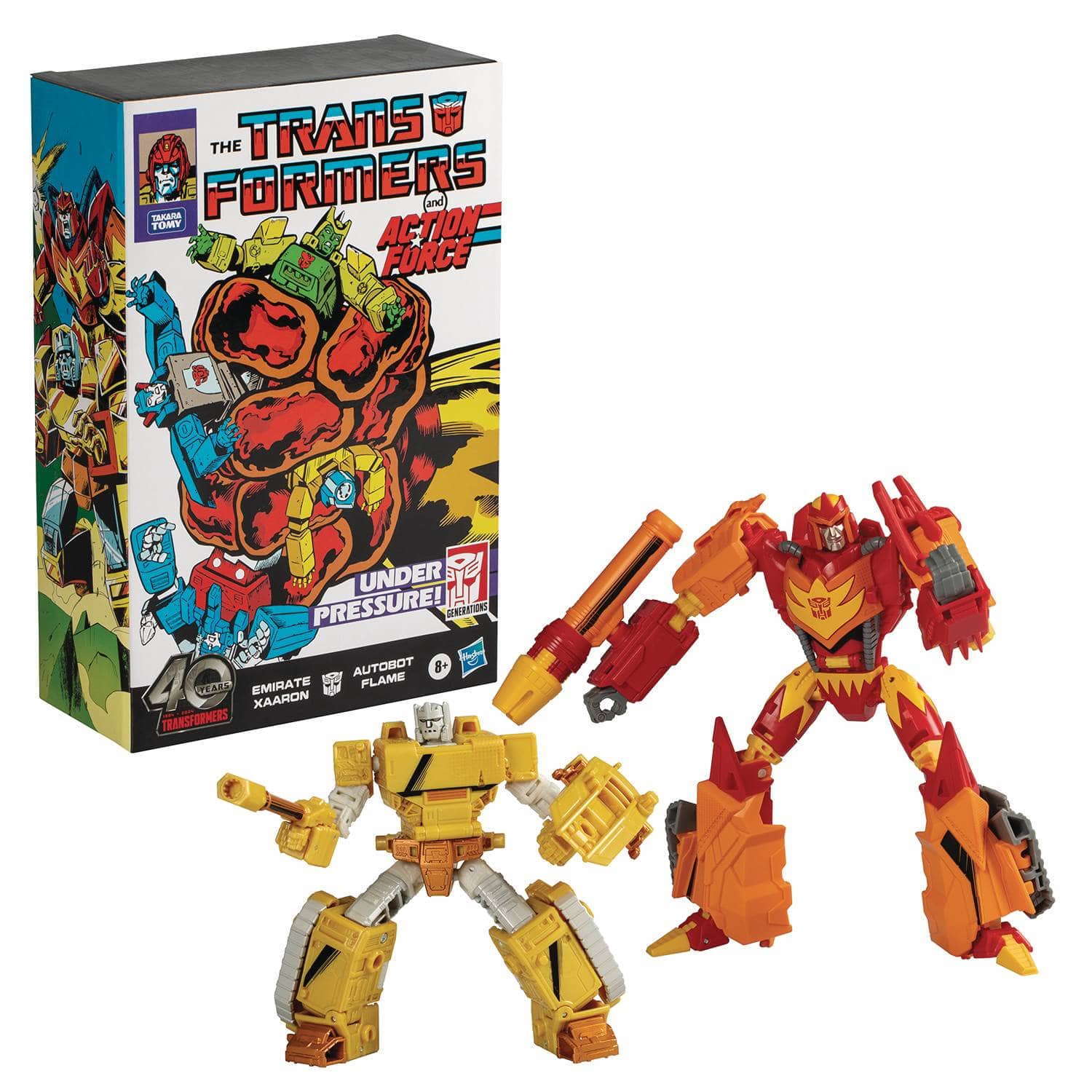 Hasbro Toys > Action Figures > Animation HASBRO: TRANSFORMERS - GEN COMIC XAARON & FLAME ACTION FIGURE 2 PACK 5010996261960 STL360517