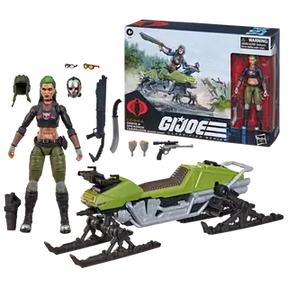 G.I. Joe - Classified Series - #194, Zanya and Dreadnok Chameleon (Swamp Skier) Vehicle