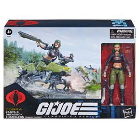G.I. Joe - Classified Series - #194, Zanya and Dreadnok Chameleon (Swamp Skier) Vehicle