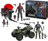 Hasbro Toys > Action Figures > G.I. Joe Classified Series G.I. Joe - Classified Series - #218, Snake Eyes & Varmint ATV Vs. Stealth Viper & Cobra Stealth Flight Pod (Trubble Bubble) 5010996434678 HSBOG2085