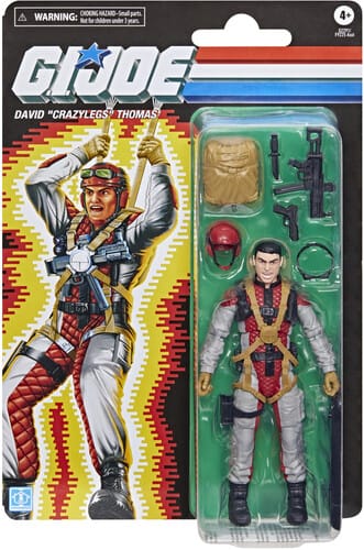 Hasbro Toys > Action Figures > G.I. Joe Classified Series Hasbro: G.I. Joe Classified Series - David “Crazylegs” Thomas (Retro Cardback) 5010996361318 HSBOG2291