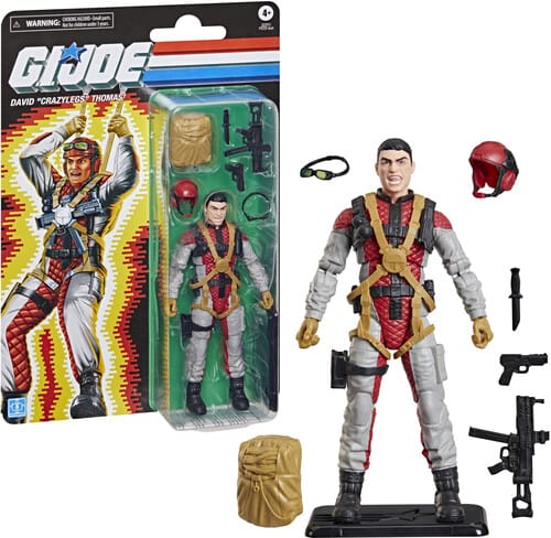 Hasbro Toys > Action Figures > G.I. Joe Classified Series Hasbro: G.I. Joe Classified Series - David “Crazylegs” Thomas (Retro Cardback) 5010996361318 HSBOG2291