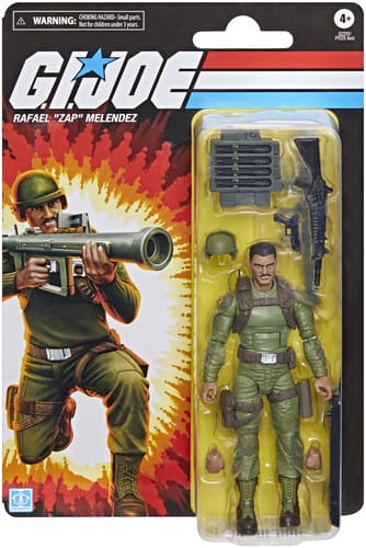 Hasbro Toys > Action Figures > G.I. Joe Classified Series Hasbro: G.I. Joe Classified Series - Rafael “Zap” Melendez - Retro Cardback 5010996361288 HSBOG2292