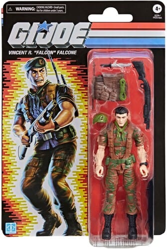Hasbro Toys > Action Figures > G.I. Joe Classified Series Hasbro: G.I. Joe Classified Series - Vincent R. "Falcon" Falcone (Retro Cardback) 5010996361301 HSBOG2296