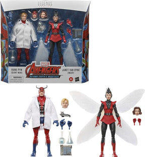 Hasbro Toys > Action Figures > Marvel Legends Hasbro: Marvel Legends - Hank Pym (Giant-Man) & Janet Van Dyne (Wasp) [Tales to Astonish 60th Anniversary] 5010996222558 HSBOF9109