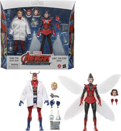Hasbro Toys > Action Figures > Marvel Legends Hasbro: Marvel Legends - Hank Pym (Giant-Man) & Janet Van Dyne (Wasp) [Tales to Astonish 60th Anniversary] 5010996222558 HSBOF9109