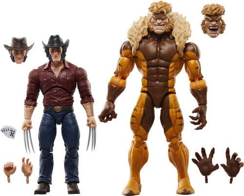 Hasbro Toys > Action Figures > Marvel Legends Hasbro: Marvel Legends - Logan vs. Sabertooth (Wolverine) 5010996202086 HSBOF9021