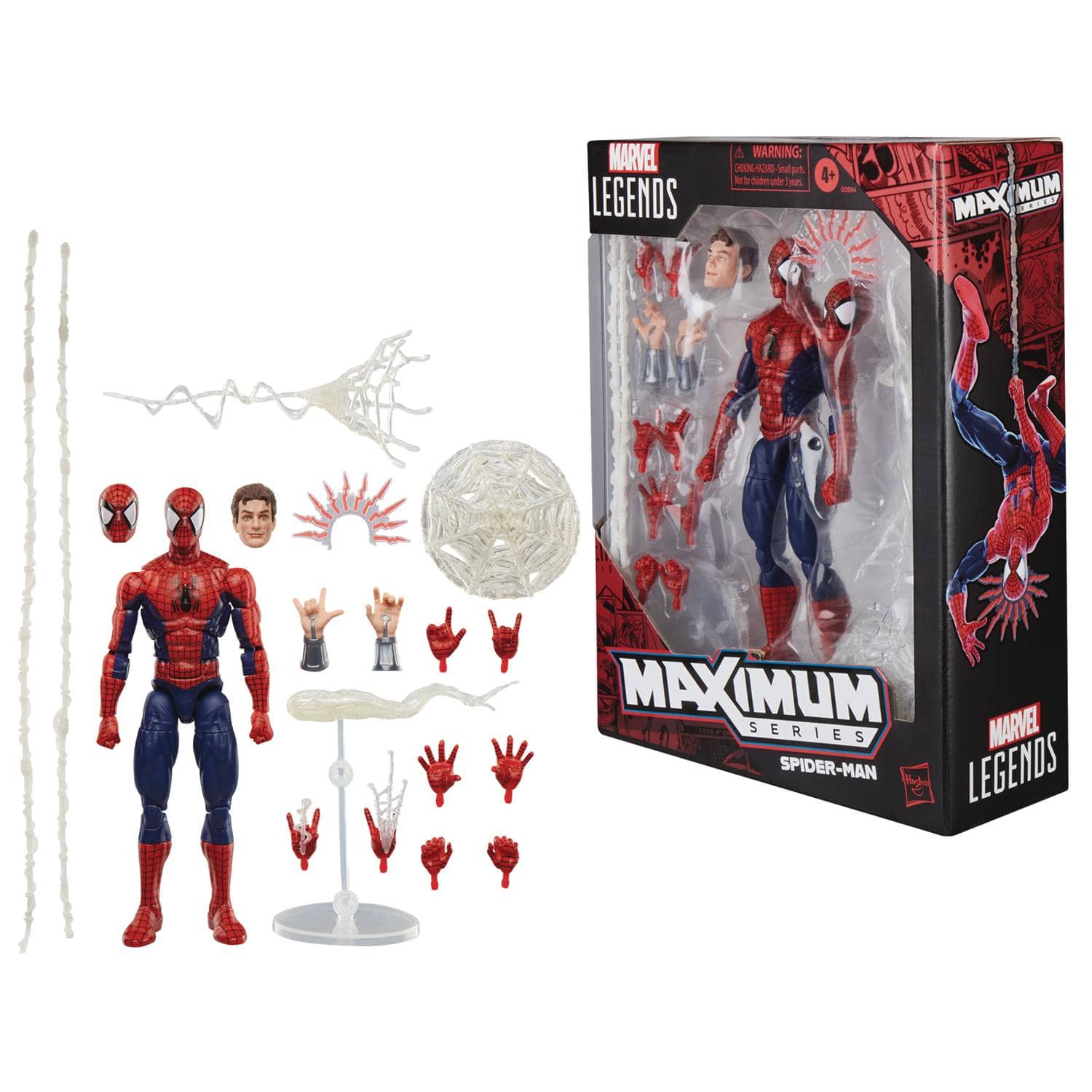 Hasbro Toys > Action Figures > Marvel Legends HASBRO: MARVEL LEGENDS - MAXIMUM SERIES - SPIDER MAN DLX ACTION FIGURE 5010996294951 STL367843
