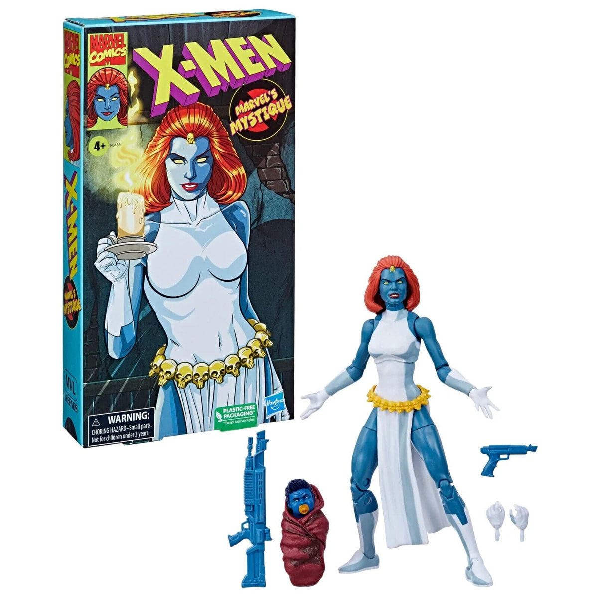 Hasbro Toys > Action Figures > Marvel Legends Hasbro: Marvel Legends - Mystique, 90s Animated VHS (X-Men) 5010994148140 HSF5435