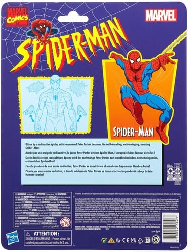 Hasbro Toys > Action Figures > Marvel Legends Hasbro: Marvel Legends - Spider-Man, Cel Shaded (Retro Cardback) 5010994158477 HSBOF3477