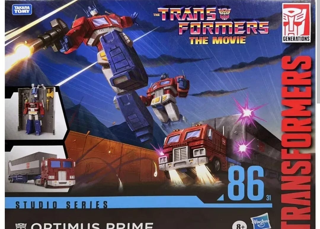 Hasbro Toys > Action Figures > Movie HASBRO: TRANSFORMERS THE MOVIE - STUIDO SERIES COMMANDER CLASS 86-3 OPTIMUS PRIME ACTION FIGURE SET 5010996211835