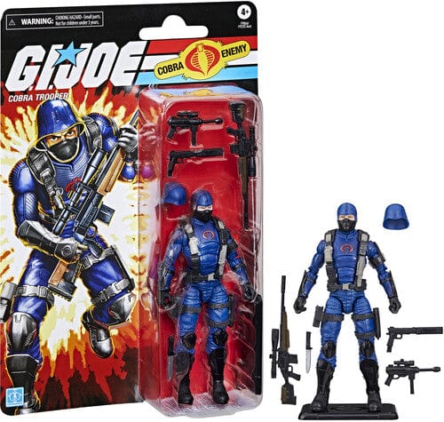 Hasbro Toys > Action Figures > Other Action Figures HASBRO COLLECTIBLES: GI JOE CLASSIFIED SERIES - RETRO CARDBACK COBRA TROOPER ACTION FIGURE 5010996234346