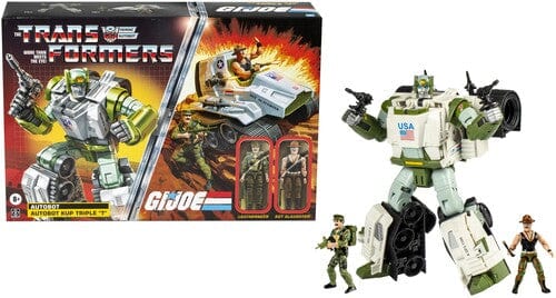 Hasbro Toys > Action Figures > Other Action Figures HASBRO COLLECTIBLES: TRANSFORMERS COLLABROATIVE - GI JOE X TRANSFORMERS AUTOBOT KUP TRIPLE T ACTION FIGURE SET