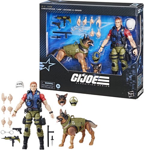 Hasbro Toys > Action Figures > Other Action Figures Hasbro: G.I. Joe Classified Series - Christopher "Law" Lavigne & Order 5010996283733 HSBOG0849