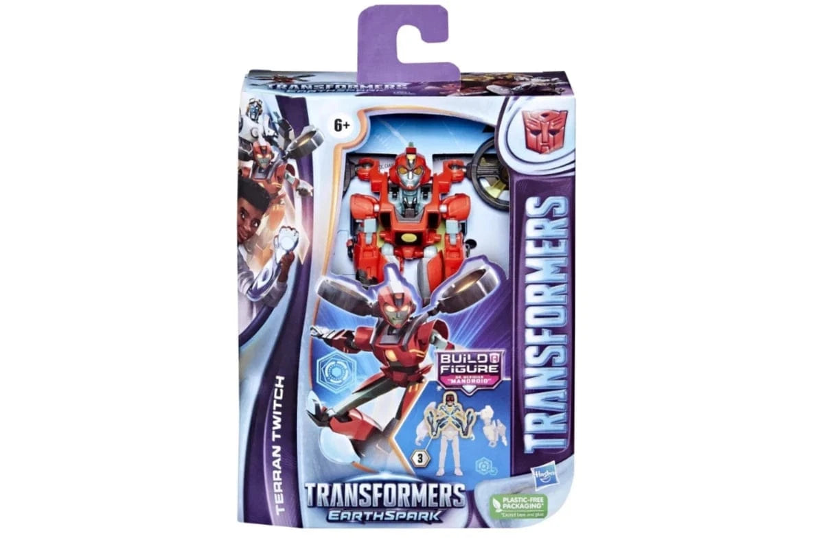 Hasbro Toys > Action Figures > Other Action Figures Hasbro: Transformers Earthspark - Terran Twitch Deluxe Class 5010994183301