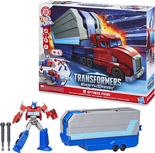 Hasbro Toys > Action Figures > Other Action Figures Hasbro: Transformers - Optimus Prime Battle Trailer Playset (EarthSpark) 5010996319036 HSBOG0750