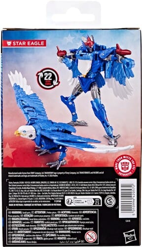 Hasbro Toys > Action Figures > Other Action Figures Hasbro: Transformers - Star Eagle, Deluxe Class (USA 250th) 5010996420572 HSBOG3618