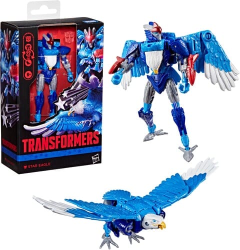 Hasbro Toys > Action Figures > Other Action Figures Hasbro: Transformers - Star Eagle, Deluxe Class (USA 250th) 5010996420572 HSBOG3618