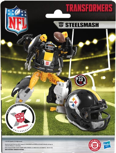 Hasbro Toys > Action Figures > Other Action Figures Hasbro: Transformers x NFL - Steelsmash Helmet (Pittsburgh Steelers) 5010996346445 HSBOG2334