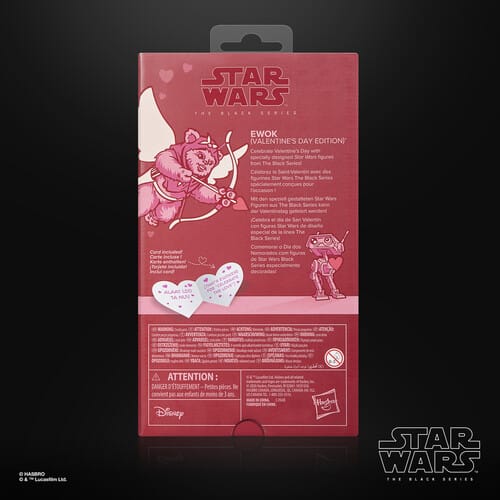 Hasbro Toys > Action Figures > Star Wars Black Series Hasbro: Star War Black Series - Ewok (Valentine’s Day Edition) 5010996366481 HSBOG2808