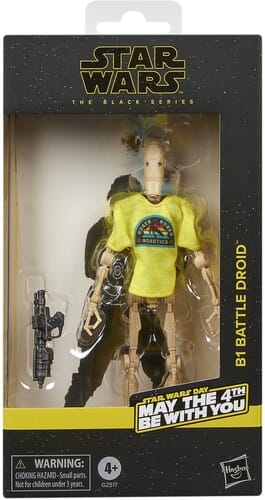 Hasbro Toys > Action Figures > Star Wars Black Series Hasbro: Star Wars: May the 4th Be With You - Black Series - B1 Battle Droid 5010996365965 HSBOG2517