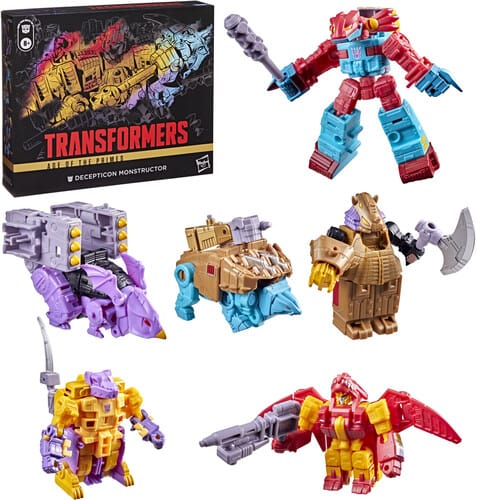 Hasbro Toys > Action Figures > Transformers Age of the Primes Hasbro: Transformers Age of the Primes - Decepticon Monstructor Combiner Set 5010996403612 HSBOG2265