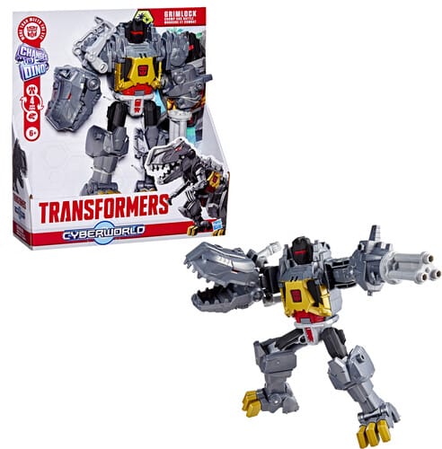 Hasbro Toys > Action Figures > Transformers Cyberworld Hasbro: Transformers Cyberworld - Grimlock Chomp & Battle 5010996319166 HSBOG0748