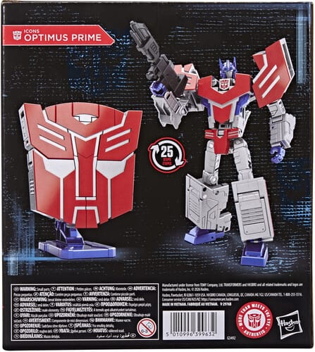 Hasbro Toys > Action Figures > Transformers Icons Transformers - Icons - Optimus Prime / Autobot Symbol 5010996399632 HSBOG3492