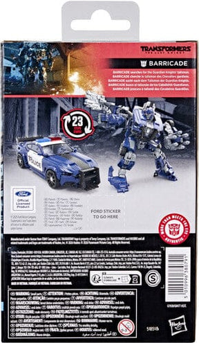 Hasbro Toys > Action Figures > Transformers Studio Series Hasbro: Transformers Studio Series - Barricade, Deluxe Class (The Last Knight) 5010996380791 HSBOG1928