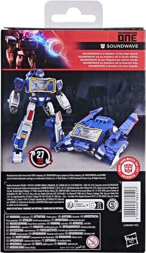 Hasbro Toys > Action Figures > Transformers Studio Series Hasbro: Transformers Studio Series - Soundwave, Deluxe Class 5010996380517 HSBOG2200
