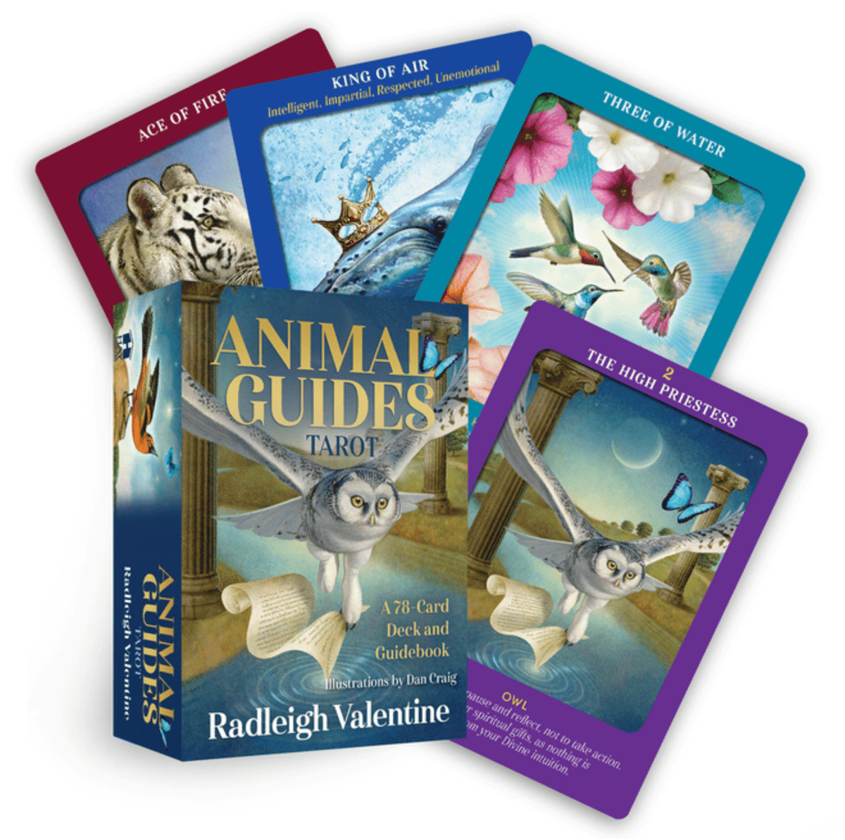 Hay House Tarot Cards Animal Guides Tarot: A 78-Card Deck and Guidebook 9781401975166 ING-9781401975166