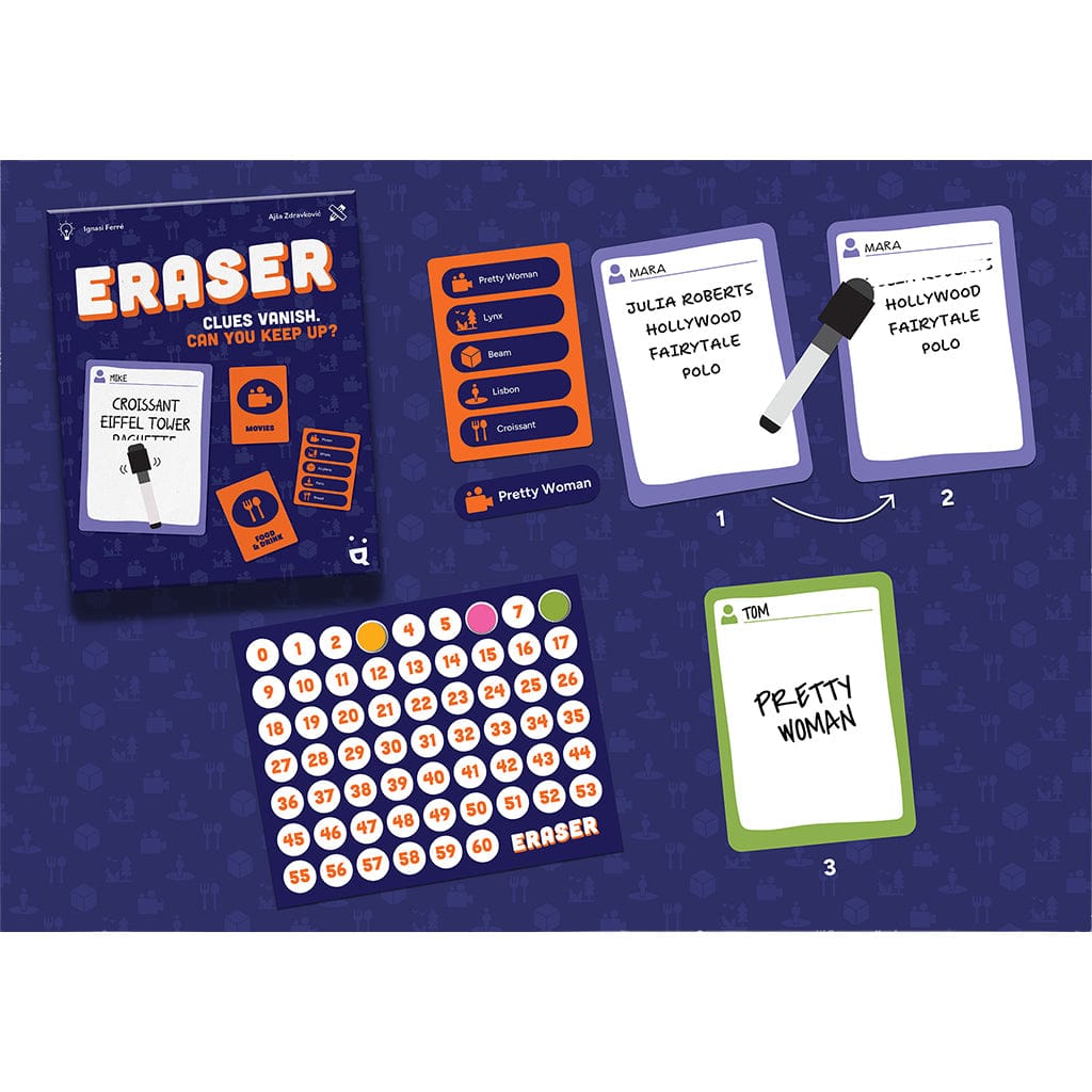 Helvetiq Board Games > Party Games Eraser 7640139534163 HL4163
