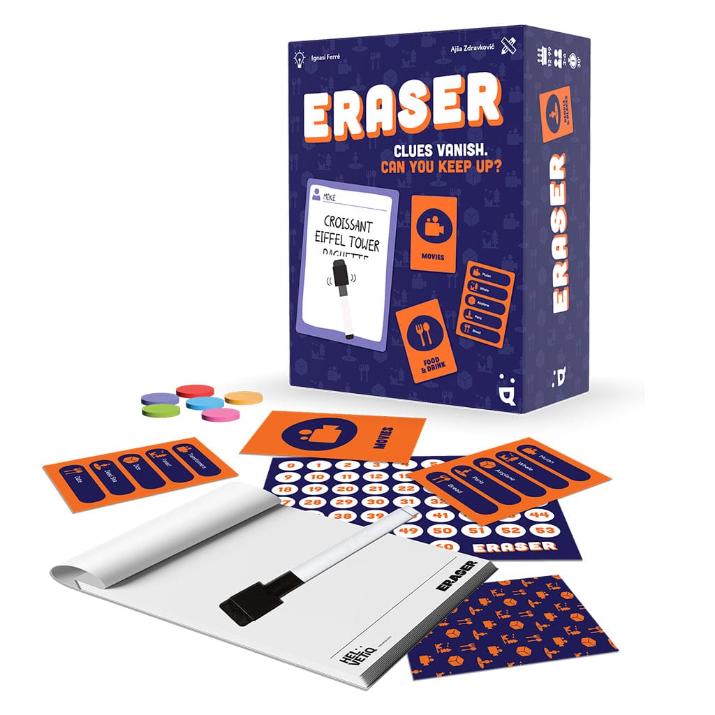 Helvetiq Board Games > Party Games Eraser 7640139534163 HL4163