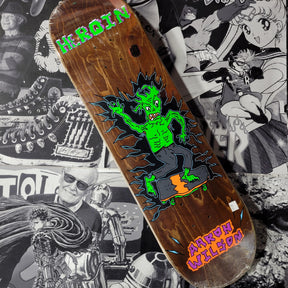Heroin Skateboards > Decks Heroin: Aaron Wilson Dead Toon Deck, 8.5" 68268540