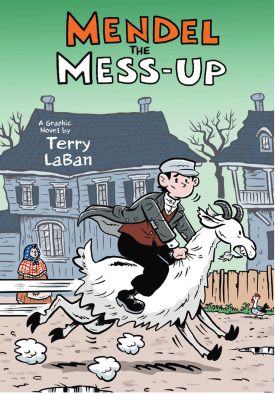 Holiday House Graphic Novel > Kids Mendel the Mess-Up 9780823453566 ING-9780823453566