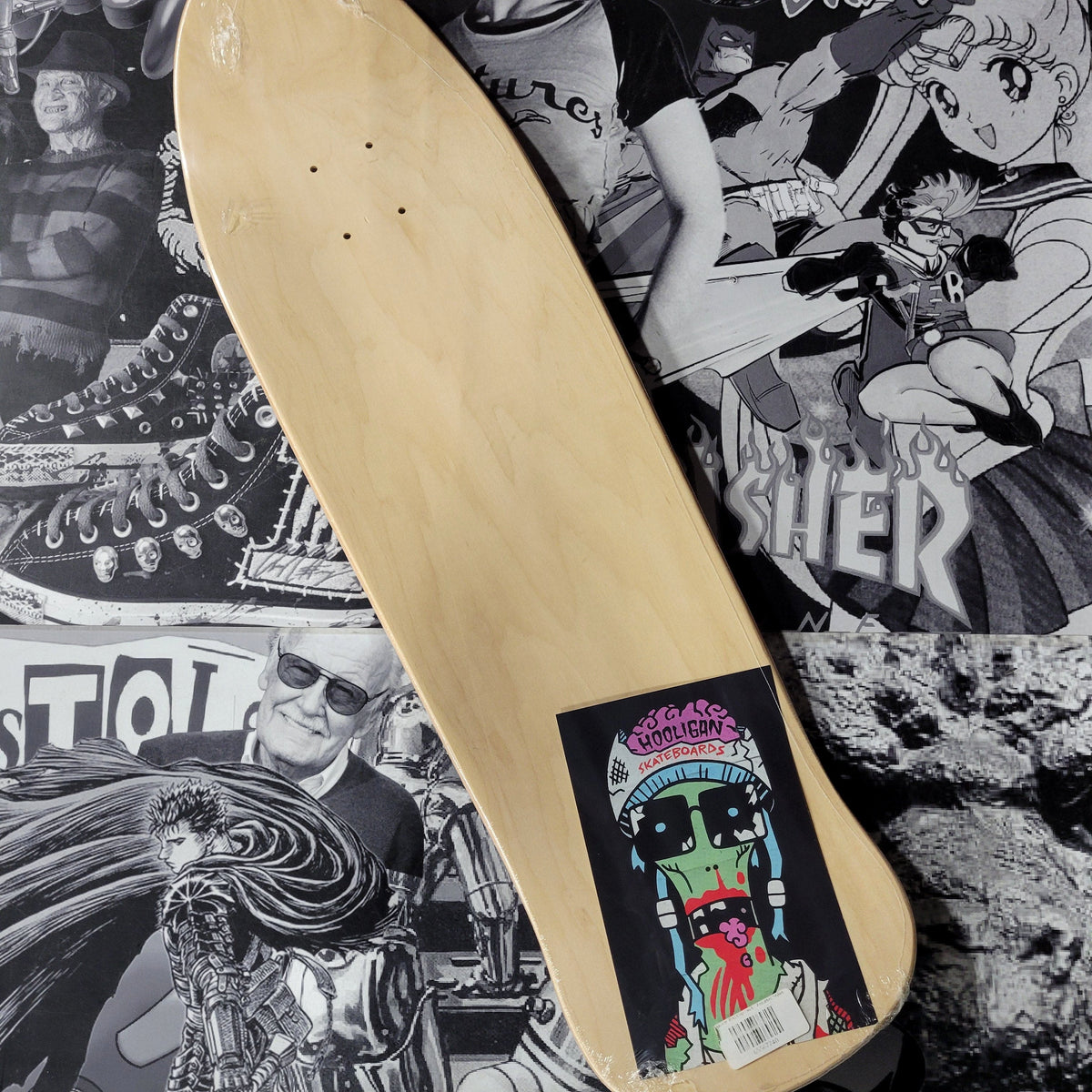 Hooligan Skateboards > Decks Hooligan: Bad Cop Fishtail Deck 9" 72545020