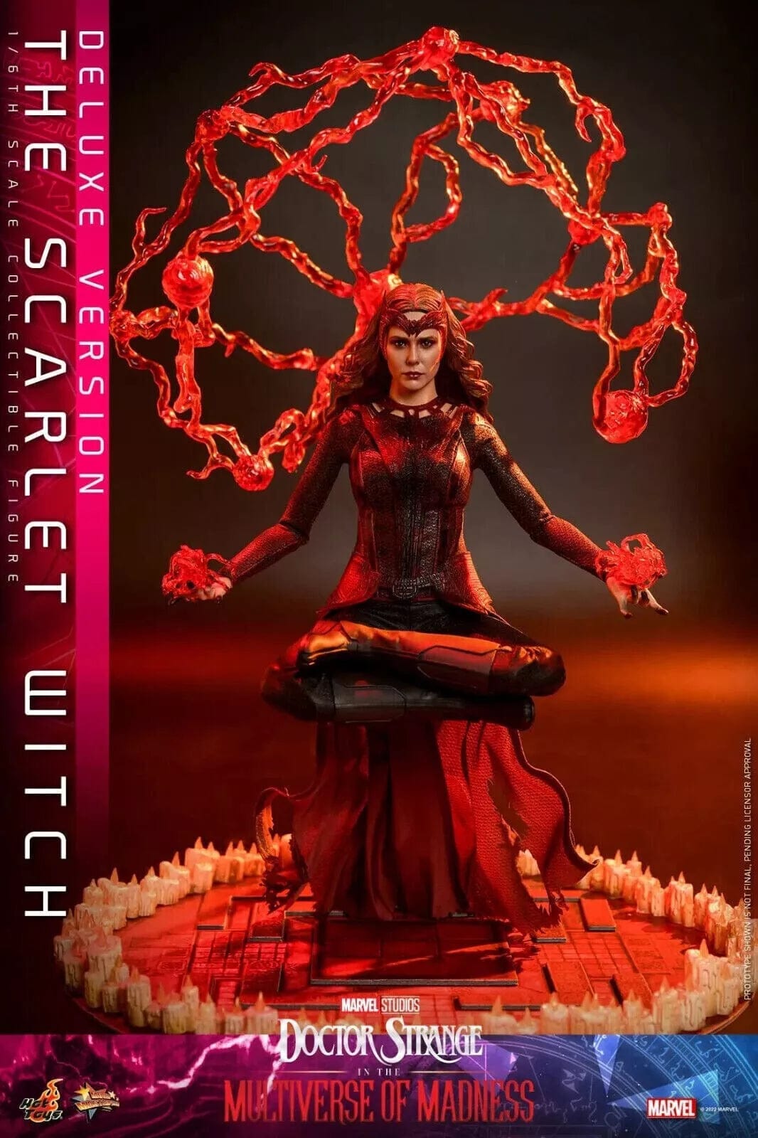 Hot Toys Toys > Statues > Other Statues HOT TOYS: MARVEL STUDIOS: DOTOR STRANGE IN THE MULTIVERSE OF MADNESS - SCARLET WITCH 1/6TH SCALE STATUE 4895228611482