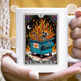 House of Rodan Home > Drinkware > Mugs Emotional Dumpster Fire - Funny Tarot Coffee Mug 40549551221404 40549551221404