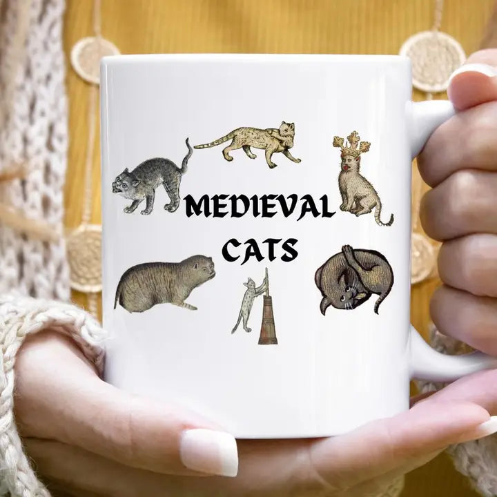 House of Rodan Home > Drinkware > Mugs Medieval Cats - Funny Cat Meme Coffee Mug 40549551591964 40549551591964