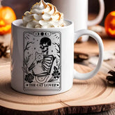 House of Rodan Home > Drinkware > Mugs The Cat Lover Tarot Card - Funny Weird Animal Mug 17946441134332 17946441134332
